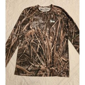 Banded Realtree Max 7 Waterfowl Youth Camo Long Sleeve Shirt Size L 14 16 EUC